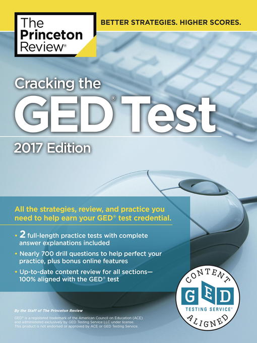 Title details for Cracking the GED Test with 2 Practice Tests, 2017 Edition by Princeton Review - Wait list